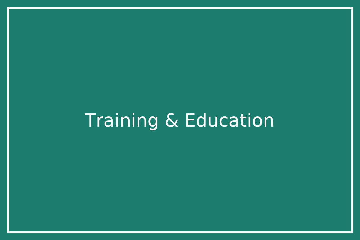Training and education—people learning technology together